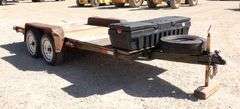U-742 1970 Flatbed Utility Trailer