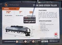 U-189 Wolverine Skid Steer Tiller