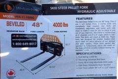 U-173 Wolverine Hydraulic Pallet Forks