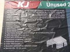 U-286 UNUSED Double Garage Metal Shed