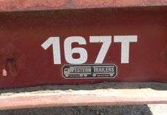 U-1254 1990 Western Walking Floor Flatbed Trailer