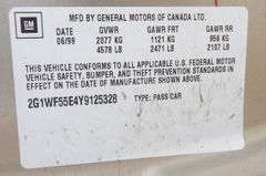 U-1266 2000 Chevy Impala