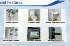 U-1067 Portable Restroom W/Shower