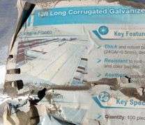 U-1069 Corrugated Galvanized Metal Sheets