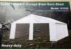 U-278 UNUSED 33' X 25' Steel Barn