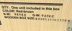 U-286 UNUSED Double Garage Metal Shed