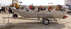 U-1323 1983 Hewes Craft 16' Boat + Trailer