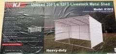 U-298 UNUSED Metal Livesttock Shed