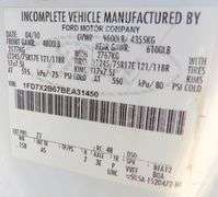 U-202 2011 Ford F250 Flatbed Pickup