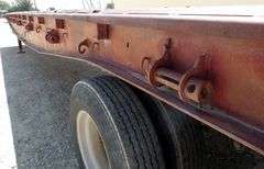 U-1254 1990 Western Walking Floor Flatbed Trailer