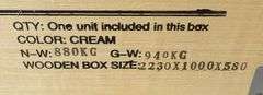 U-287 UNUSED Double Garage Metal Shed