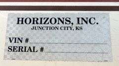 U-1263  1996 New Horizon GN Travel Trailer