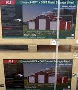 U-293 UNUSED Metal Storage Shed