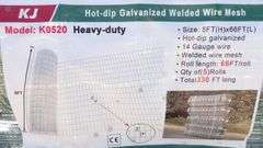 U-289 Galvanized Field Fence