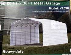 U-297 UNUSED Metal Garage