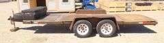 U-742 1970 Flatbed Utility Trailer