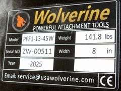 U-109 Unused Wolverine Skid Steer Attachment
