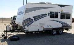 U-879 2010 Forest River Sandstorm Toy Hauler Trailer