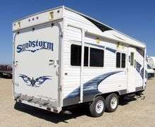 U-879 2010 Forest River Sandstorm Toy Hauler Trailer