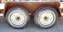 U-742 1970 Flatbed Utility Trailer