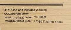 U-299 UNUSED Double Garage Metal Shed