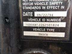 U-442 1995 GMC Topkick Rollback Truck