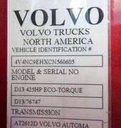 U-809 2012 Volvo Truck Tractor