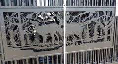 U-320 One Set Driveway Gates
