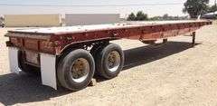 U-1254 1990 Western Walking Floor Flatbed Trailer