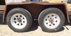 U-742 1970 Flatbed Utility Trailer