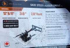 U-165 Wolverine Skid Steer Auger