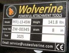 U-108 Unused Wolverine Skid Steer Attachment