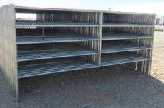 U-582  UNUSED 12' Heavy Duty Galvanized Panels (10)