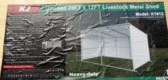 U-279 UNUSED Metal Livestock Shed