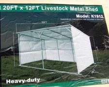 U-294 UNUSED Metal Livestock Shed