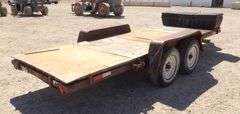 U-742 1970 Flatbed Utility Trailer