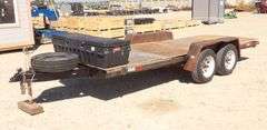 U-742 1970 Flatbed Utility Trailer