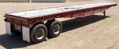 U-1254 1990 Western Walking Floor Flatbed Trailer
