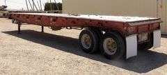 U-1254 1990 Western Walking Floor Flatbed Trailer