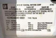 U-746 2004 Chevy Silverado 2500 Pickup