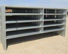 U-582  UNUSED 12' Heavy Duty Galvanized Panels (10)