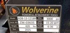 U-161 Wolverine Skid Steer Auger