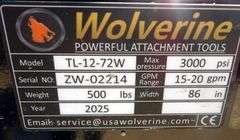 U-184 Wolverine Skid Steer Tiller