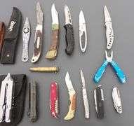 U-1305  Leatherman's + Swiss Army + Knives (24)