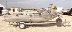U-1323 1983 Hewes Craft 16' Boat + Trailer