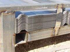 U-315 UNUSED Corrugated Metal Panels