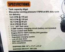 U-219  Land Hero Air Compressor UNUSED