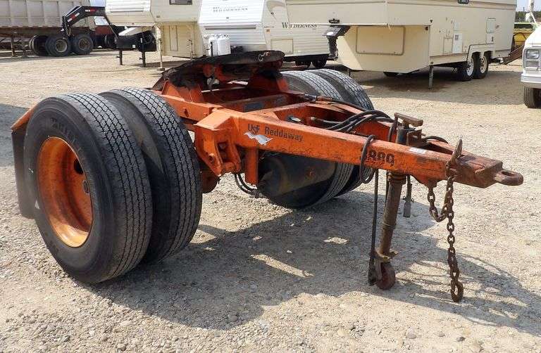 U-1458  Alloy Single Axle Semi Dolly