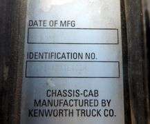 U-1365 2003 Kenworth Grapple Dump Truck