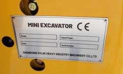 U-1615 ZJG Mini Excavator UNUSED